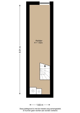 Floorplan - Beukelsdijk 146A, 3022 DM Rotterdam